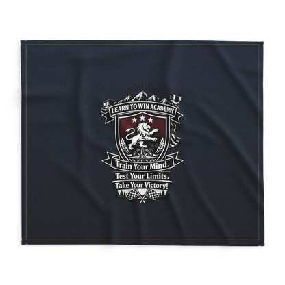 Learn To Win Academy | LTW TrainYourMind badge | Lightweight Summer Blanket