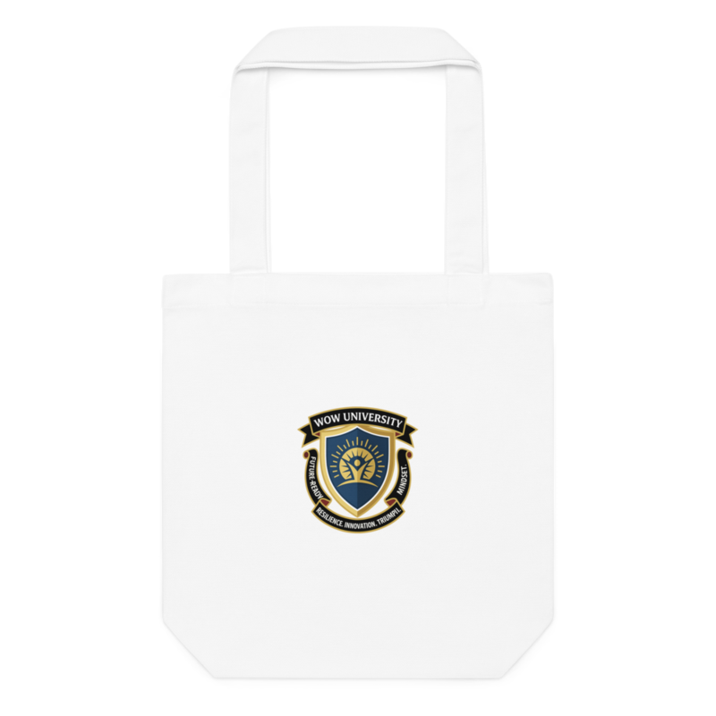 WOWU FutureReadyMindset badge Cotton Tote Bag