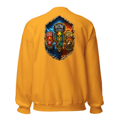 Learn To Win Academy — Train Your Mind Crewneck — Back (Gold)