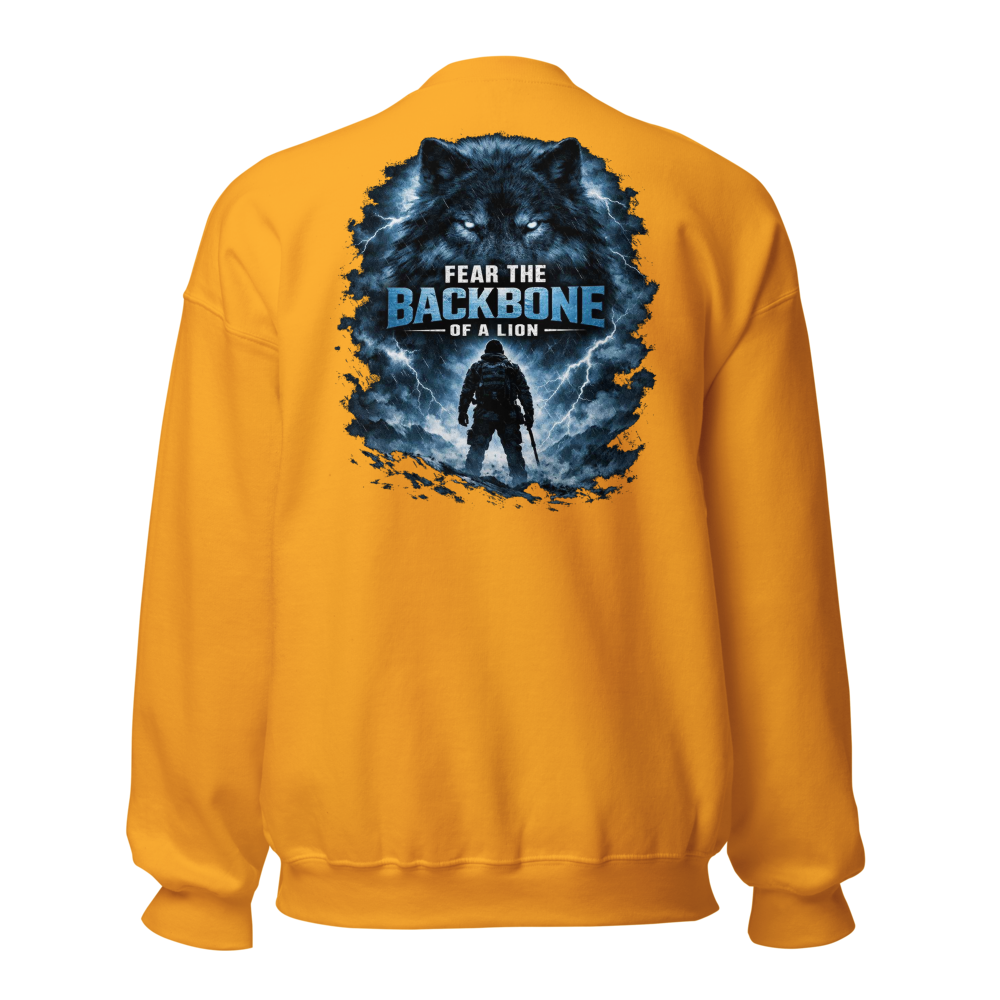 Stormwalker Outpost — Compass Badge Crewneck — Back (Gold)