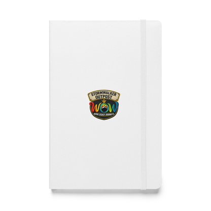 Stormwalker Outpost WOW logo Hardcover Notebook