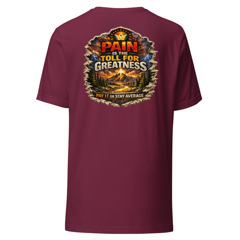 WOW University — Departments & Degrees Tee — Back (Maroon)