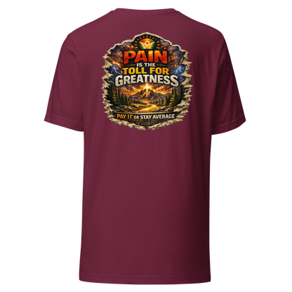 WOW University — Departments & Degrees Tee — Back (Maroon)