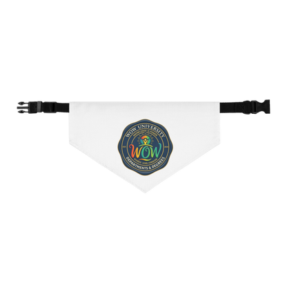 WOW University | WOWU DepartmentsDegrees medallion | Pet Bandana