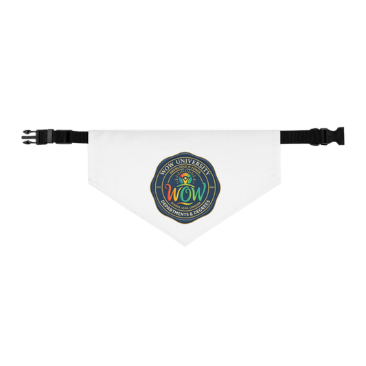 WOW University | WOWU DepartmentsDegrees medallion | Pet Bandana