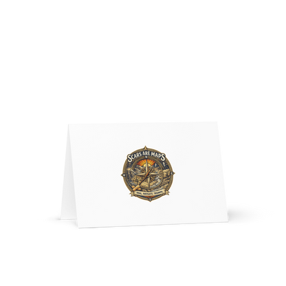 Stormwalker Outpost | Stormwalker ScarsAreMaps medallion | Greeting Card