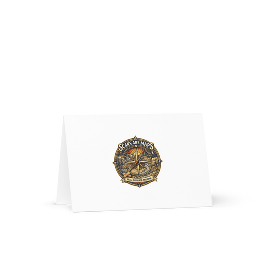 Stormwalker Outpost | Stormwalker ScarsAreMaps medallion | Greeting Card