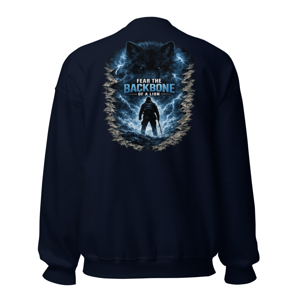 Stormwalker Outpost — WOW Logo Crewneck — Back (Navy)