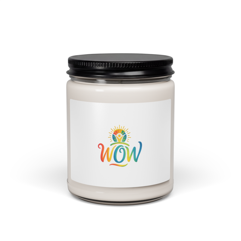 WOW Core logo Soy Candle