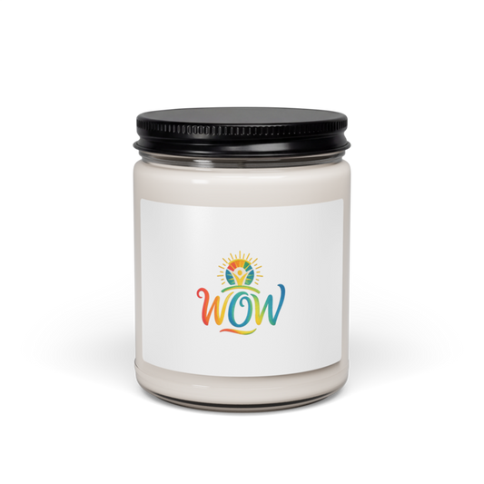 WOW Core logo Soy Candle