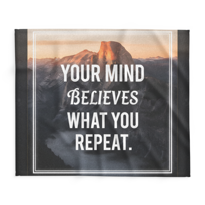 WOW | Your Mind Believes What You Repeat | Lightweight Summer Blanket