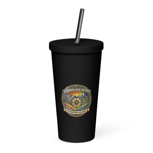 Stormwalker Outpost medallion Insulated Tumbler — Front