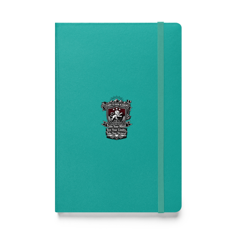 LTW TrainYourMind badge Hardcover Notebook