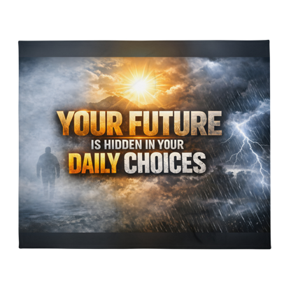 WOW | Your Future Is Hidden In Your Daily Choices | Throw Blanket