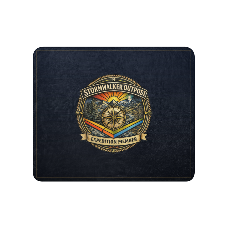 Stormwalker Outpost | Stormwalker Outpost medallion | Sublimated Sherpa Blanket