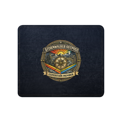 Stormwalker Outpost | Stormwalker Outpost medallion | Sublimated Sherpa Blanket