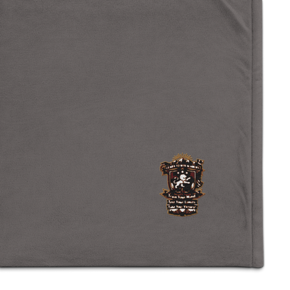 Positive Productive Purposeful — Embroidered Sherpa Blanket