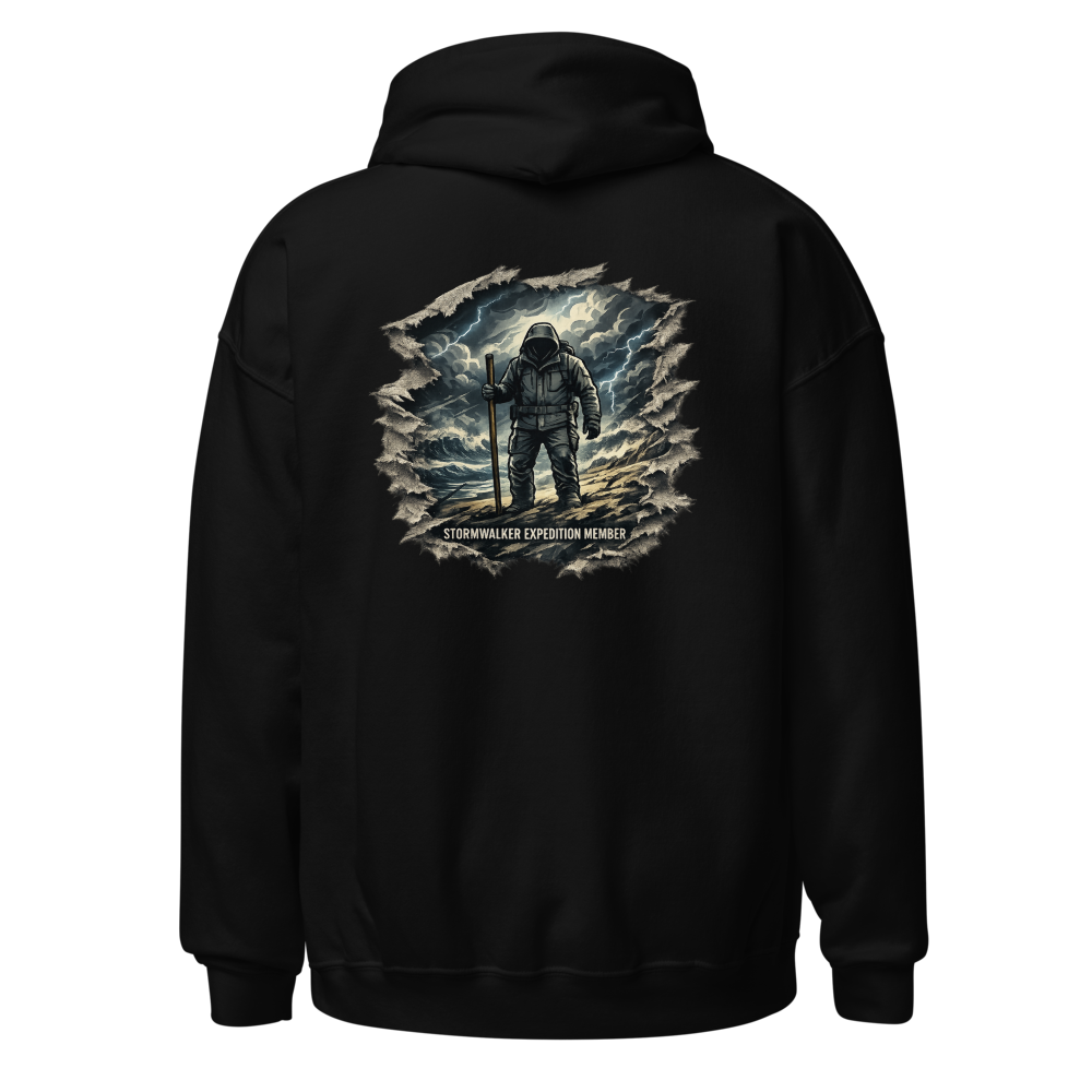 Stormwalker Outpost — Outpost Medallion Hoodie — Back (Black)