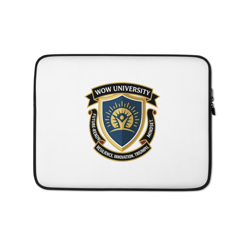 WOWU FutureReadyMindset badge Laptop Sleeve