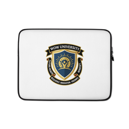 WOW University | WOWU FutureReadyMindset badge | Laptop Sleeve