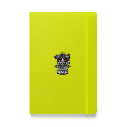 LTW TrainYourMind badge Hardcover Notebook