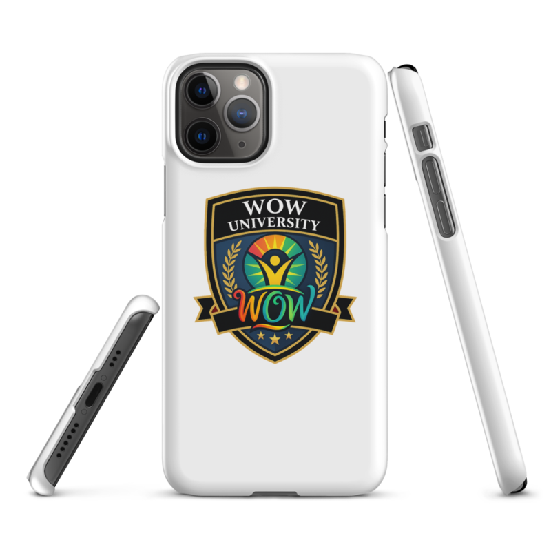 WOW University | WOWU Core badge | iPhone Snap Case