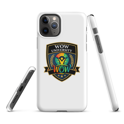 WOW University | WOWU Core badge | iPhone Snap Case