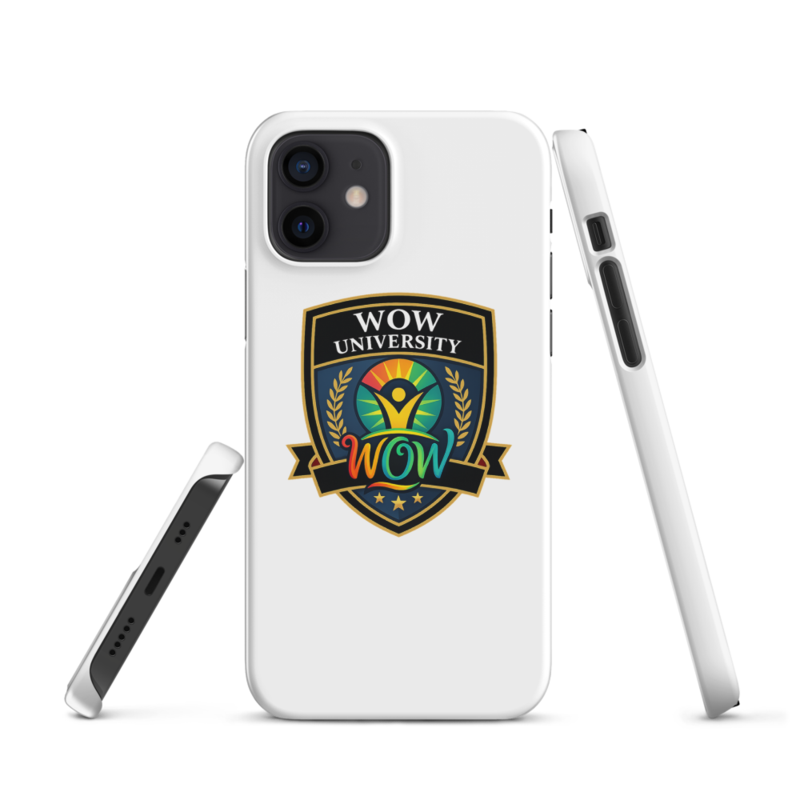 WOW University | WOWU Core badge | iPhone Snap Case