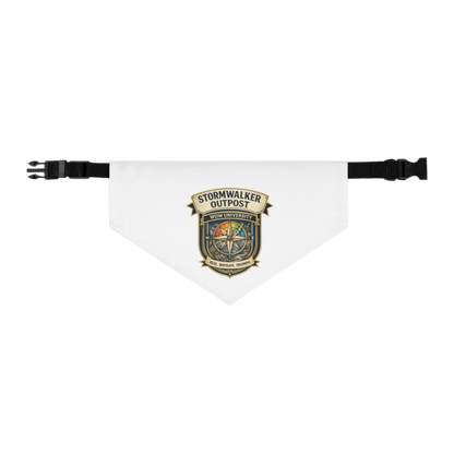 WOW University | Stormwalker Outpost WOWU compass badge | Pet Bandana