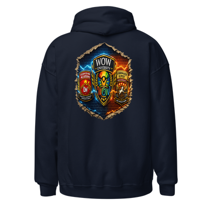 WOW University — Future-Ready Mindset Hoodie — Back (Navy)