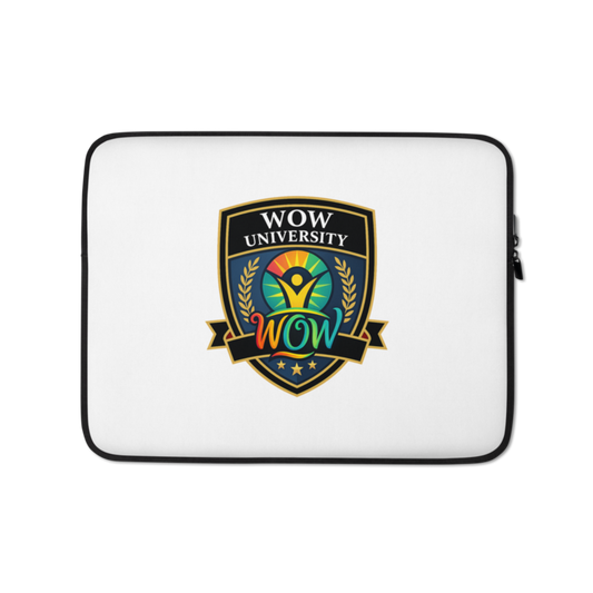 WOW University | WOWU Core badge | Laptop Sleeve