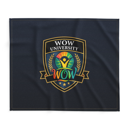 WOW University | WOWU Core badge | Lightweight Summer Blanket