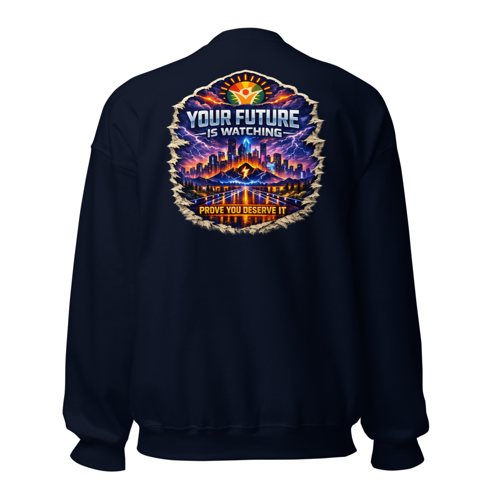 WOW University — Expedition Member Crewneck — Back (Navy)