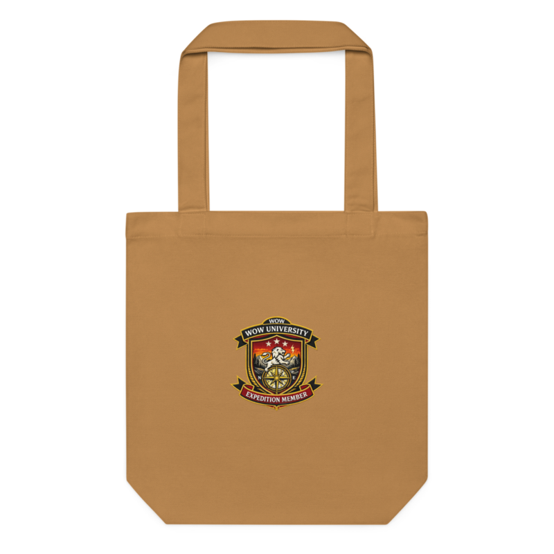 WOWU ExpeditionMember badge Cotton Tote Bag