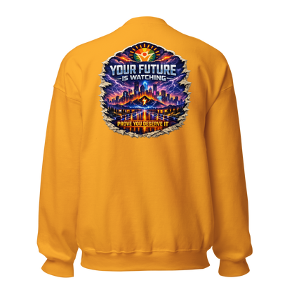 WOW University — Expedition Member Crewneck — Back (Gold)
