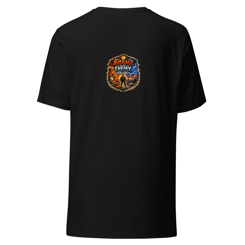 WOW | Average Is The Enemy | Unisex Staple T-Shirt | DTG