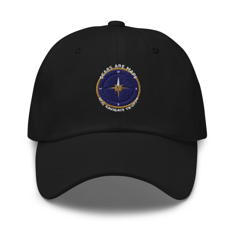 Scars Are Maps — Embroidered Dad Hat