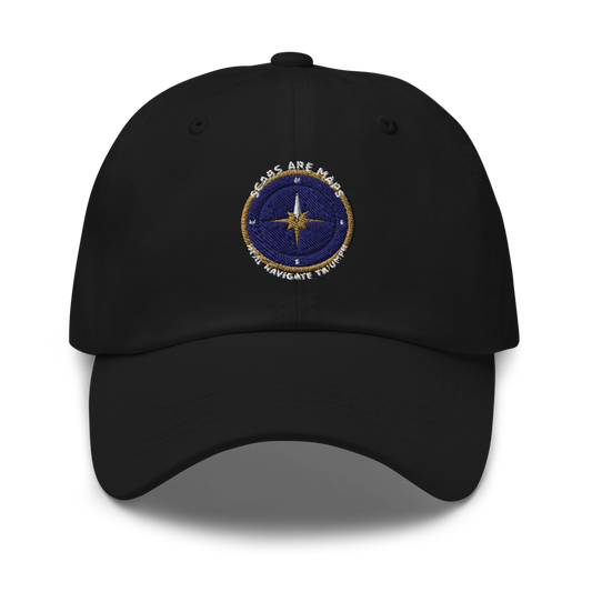 Scars Are Maps — Embroidered Dad Hat