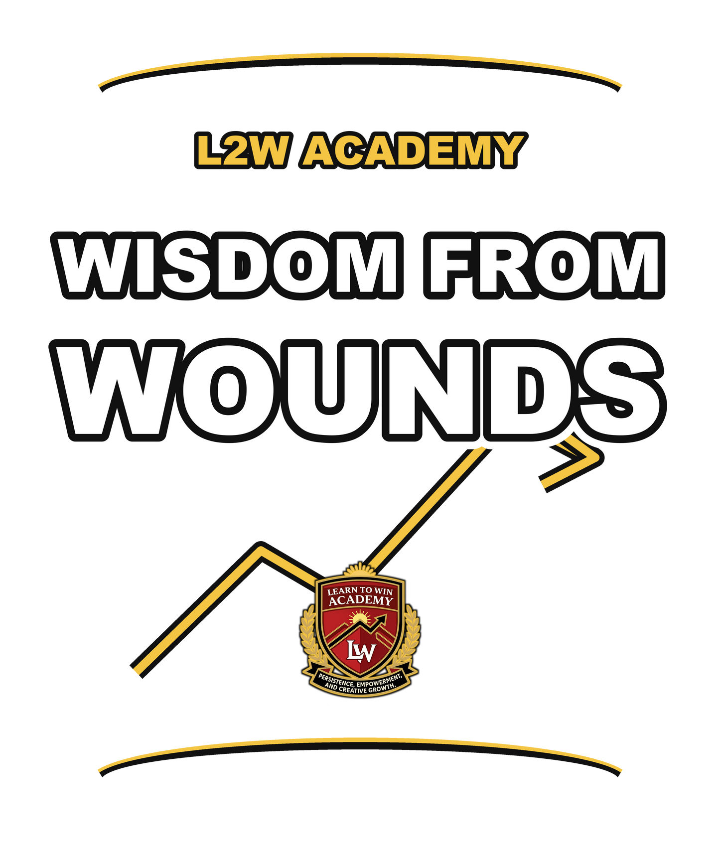 Wisdom From Wounds — Learn To Win Academy Hoodie