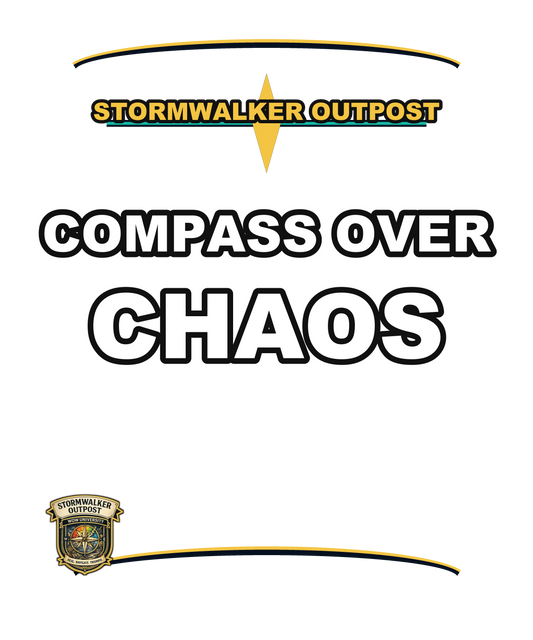 Compass Over Chaos — Stormwalker Outpost Tee
