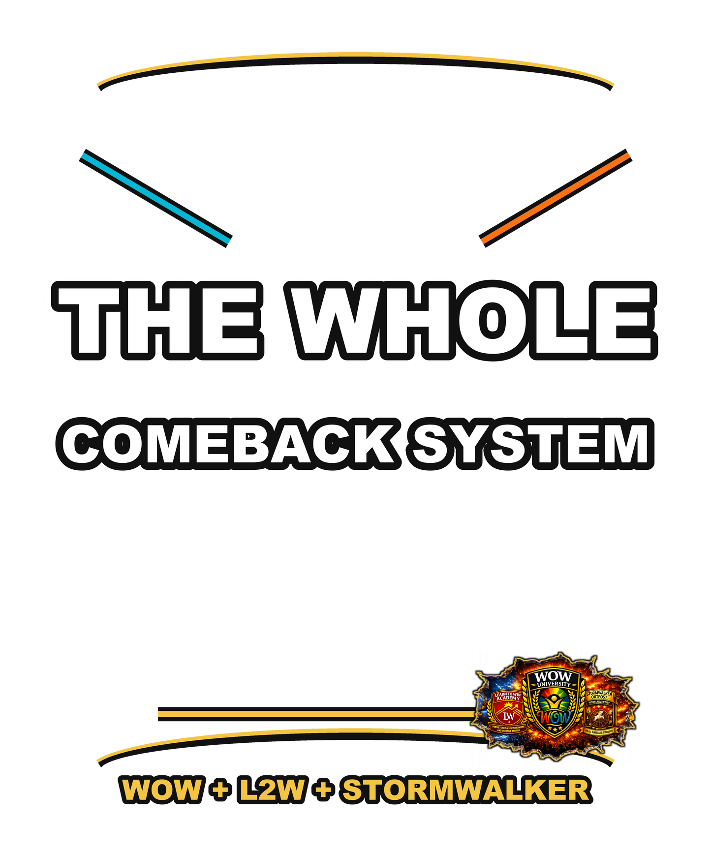The Whole Comeback System — WOW Tri-Shield Hoodie