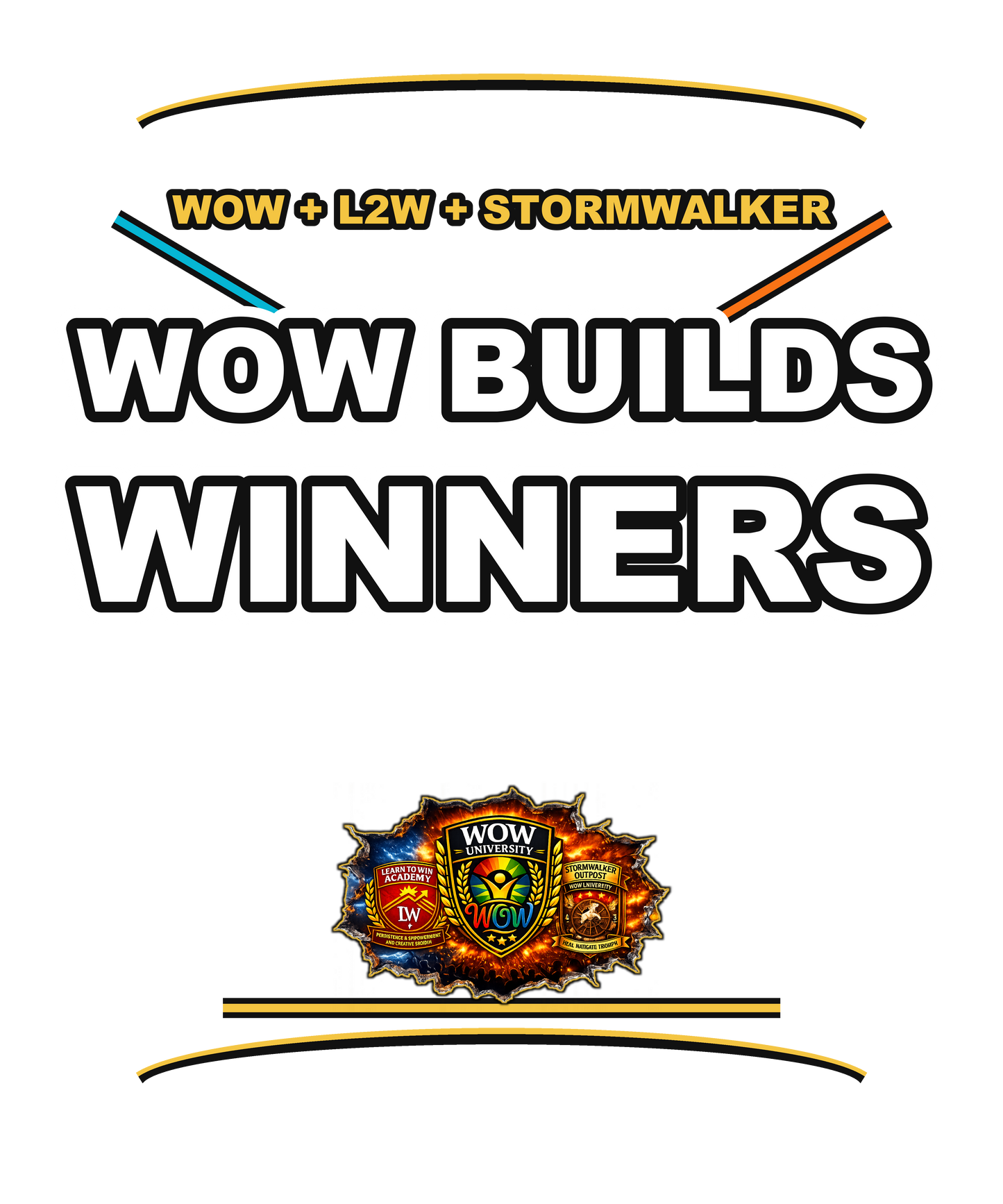 Wow Builds Winners — WOW Tri-Shield Tee