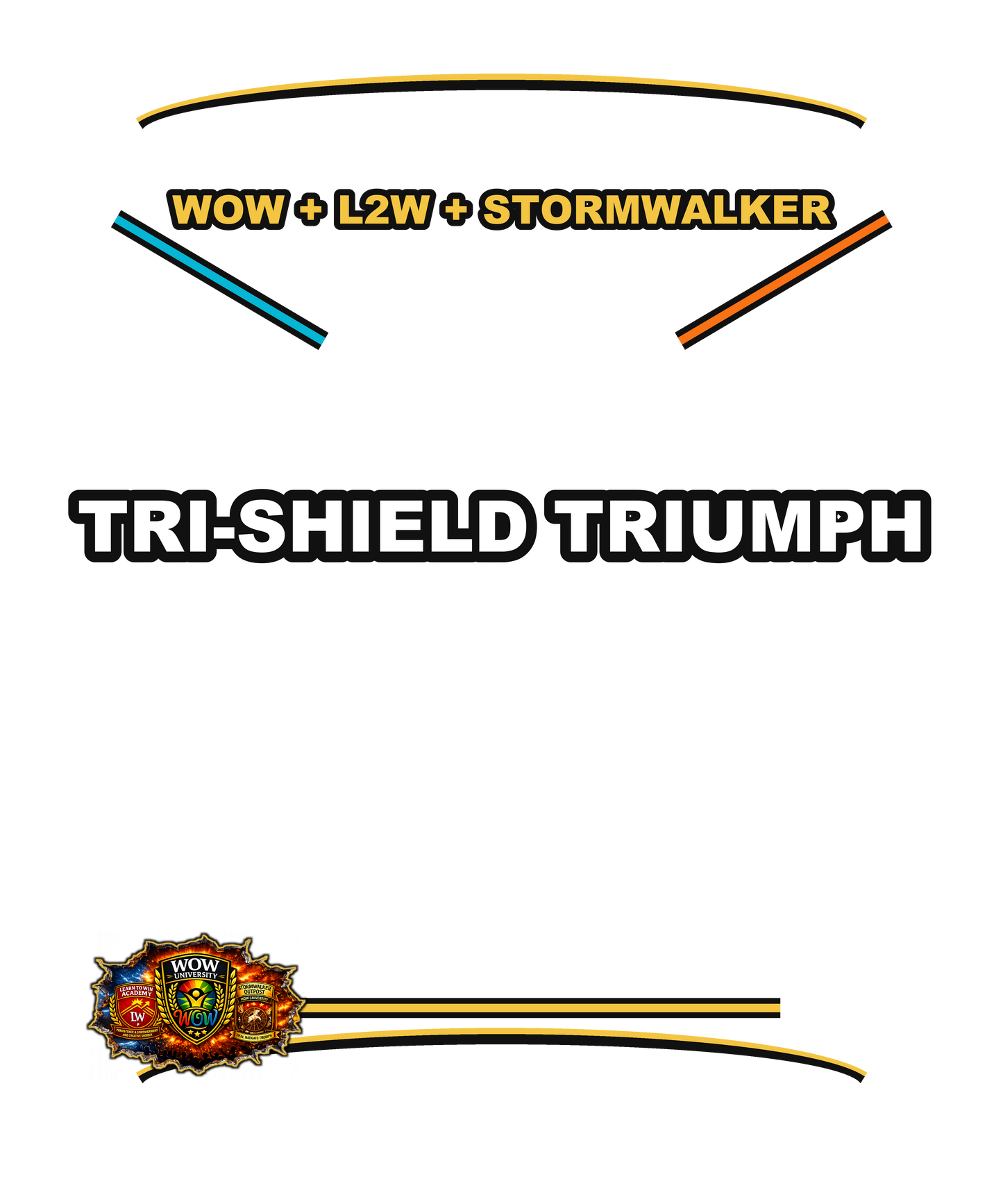 Tri Shield Triumph — WOW Tri-Shield Tee