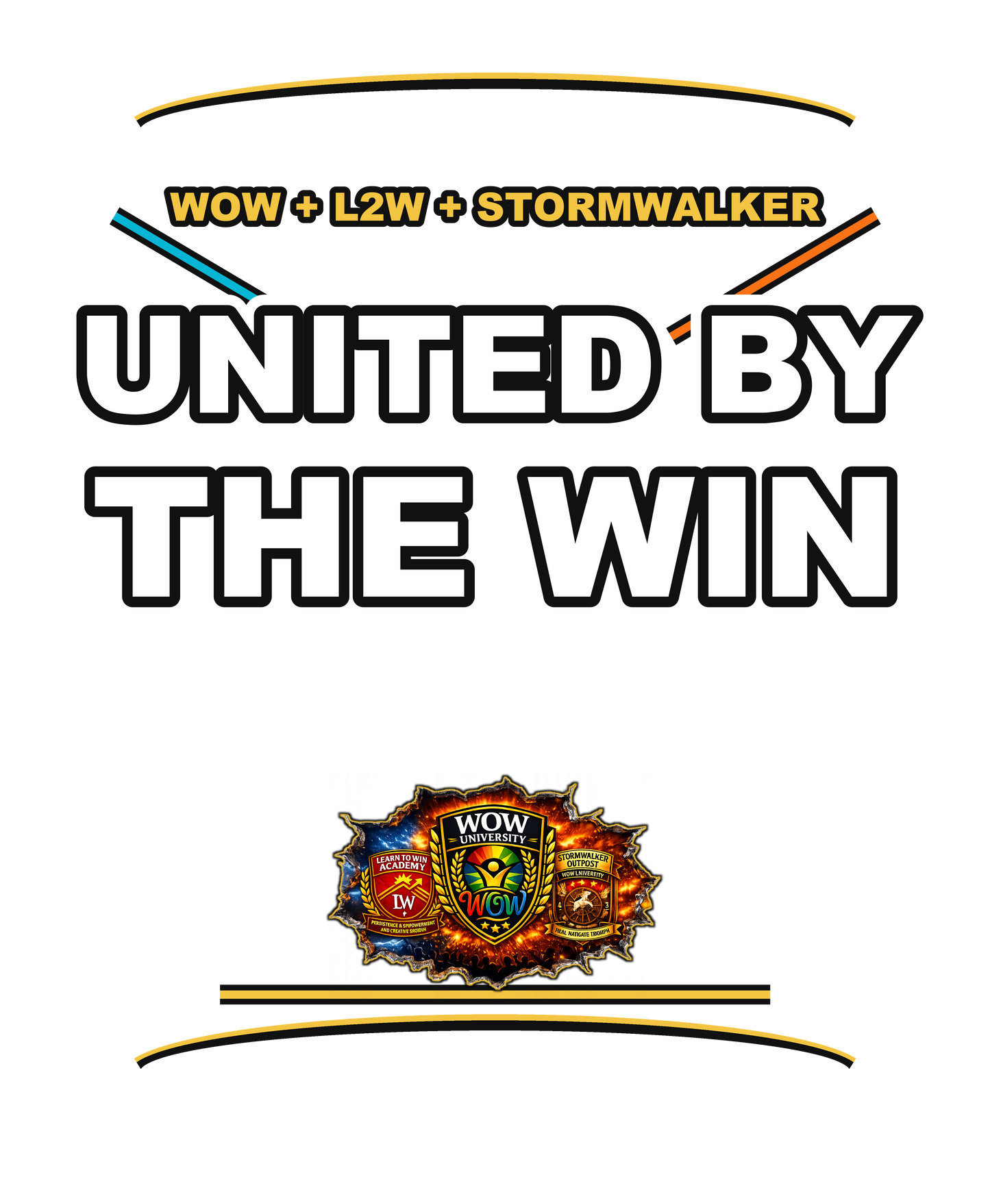 United By The Win — WOW Tri-Shield Hoodie