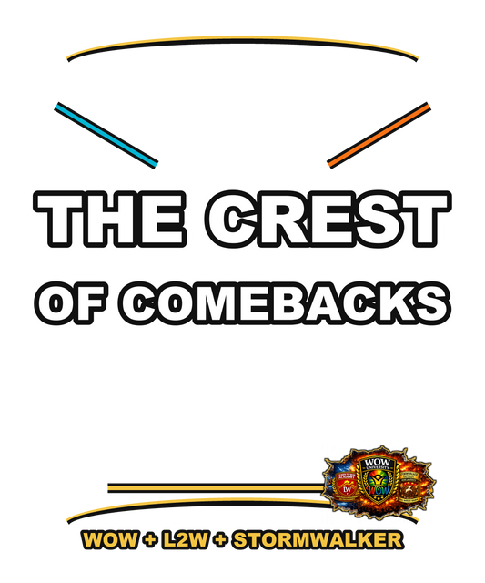 The Crest Of Comebacks — WOW Tri-Shield Tee