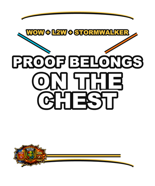 Proof Belongs On The Chest — WOW Tri-Shield Hoodie