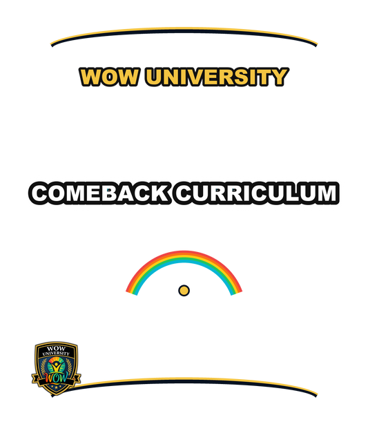 Comeback Curriculum — WOW University Tee