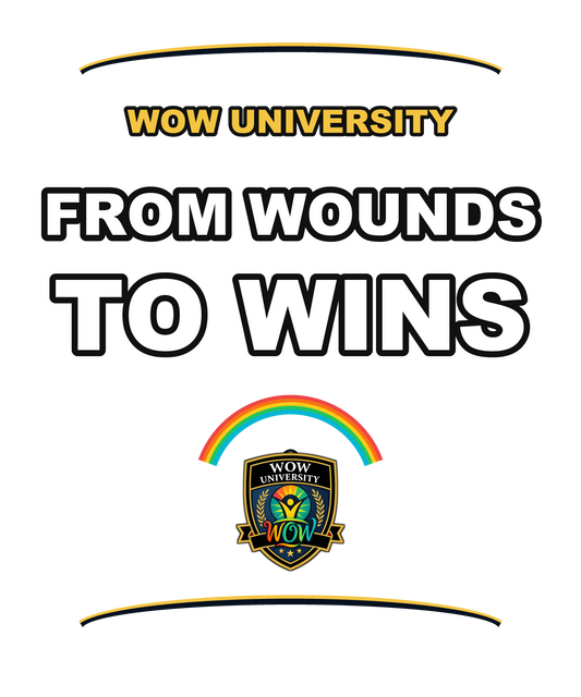 From Wounds To Wins — WOW University Tee